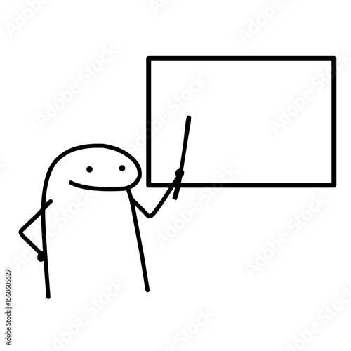 cute vector cartoon character illustration abstract black line suitable for stickers, covers, memes