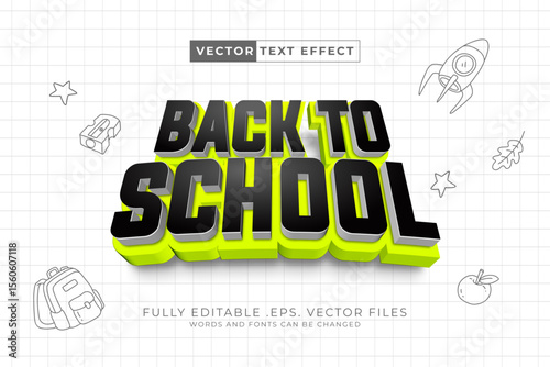 Back to School Text Effect