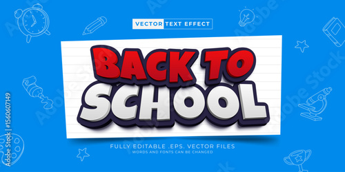 Back to School Text Effect 2
