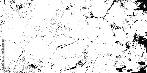 Grunge black and white grunge texture design isolated white background. Dust distress grainy grungy effect, distressed backdrop Vector Illustration,
