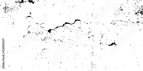 Grunge black and white grunge texture design isolated white background. Dust distress grainy grungy effect, distressed backdrop Vector Illustration,