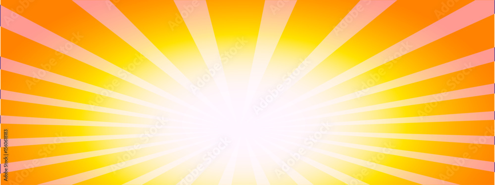 Sunburst abstract Vector Background.  Border Frame Vector Background Design.