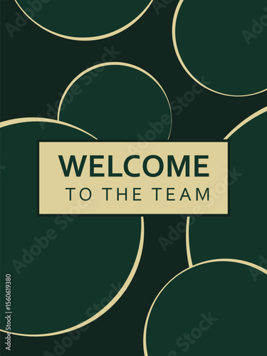 Welcome to the team card, banner 