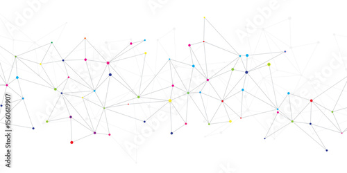 banner with low poly design 2305