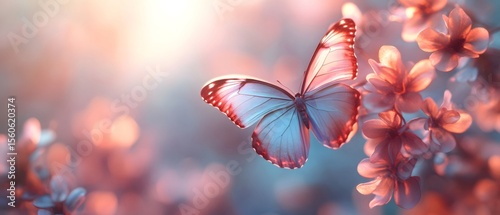 Butterfly flowers bloom in the garden, their uniquely shaped petals resembling fluttering butterflies