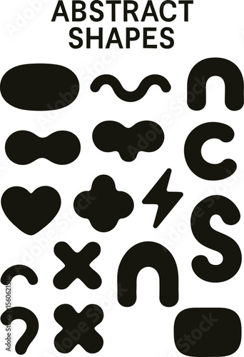 Black and white dog and cat icon set with vintage mustache and hipster style elements