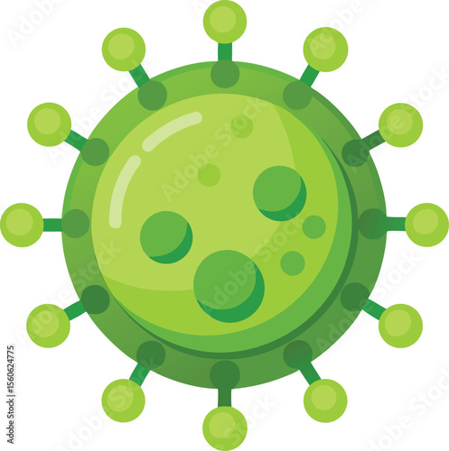 virus icon vector illustration isolated on white background