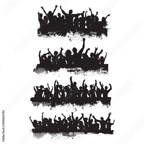 Grunge crowds