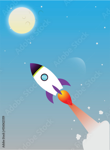 Rocket Launch A Journey to the Moon and Beyond