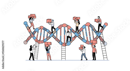 Building and Understanding the Double Helix Structure of Life