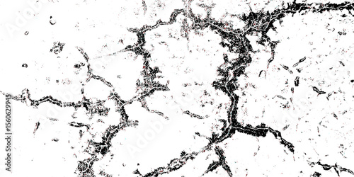 White and black sketch grunge backgrounds to create a distressed grain effect. rough urban texture vector. damaged crack and scratch dust wall texture. black splash on transparent background.