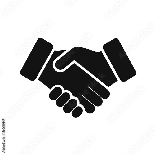 Agreement Vector icon, minimalist