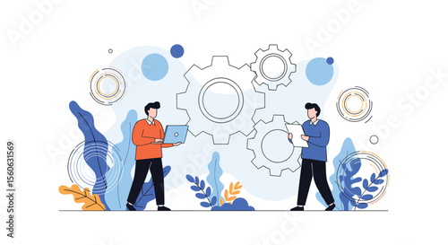 Business Collaboration and Strategy Development with Teamwork and Planning