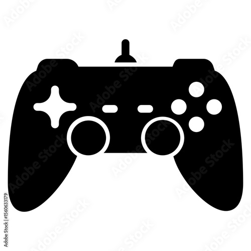Game Controll icon with solid theme and transparent background
