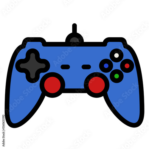 Game Controll icon with Filled line theme and transparent background