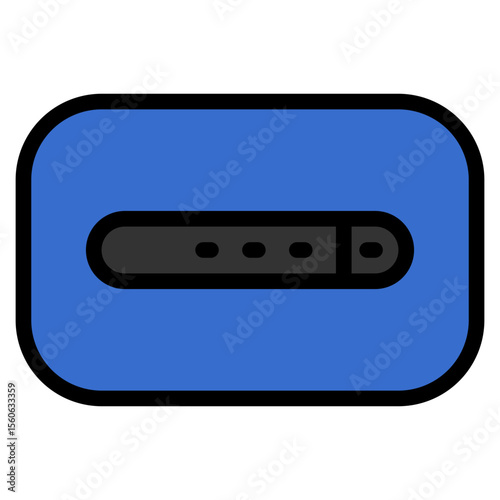Router icon with Filled line theme and transparent background