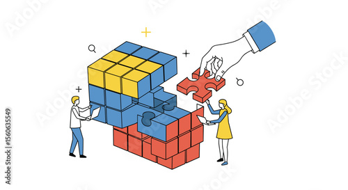 Assembling A Complex Strategy Through Collaborative Problem Solving And Teamwork