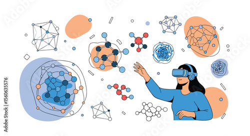 Virtual Reality Exploration of Microscopic Worlds and Future Technologies