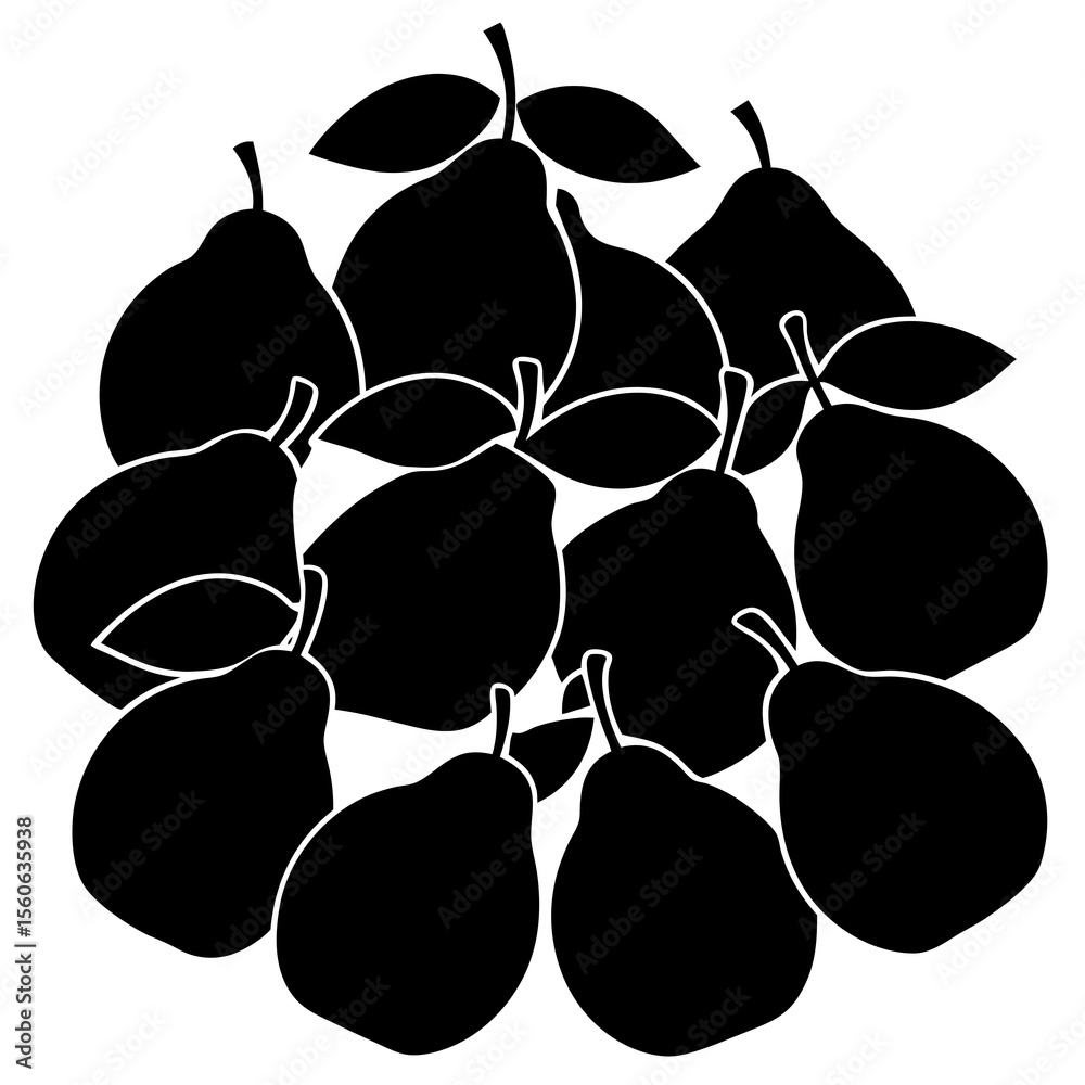 vector illustration of an apple