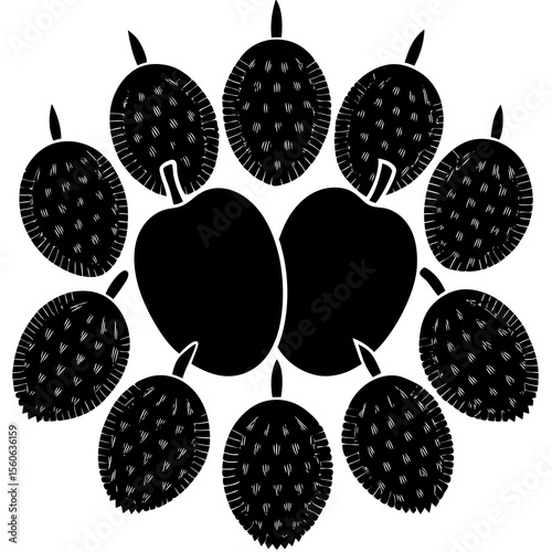 seamless pattern with pears