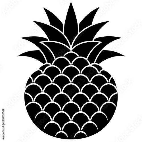 vector illustration of pineapple