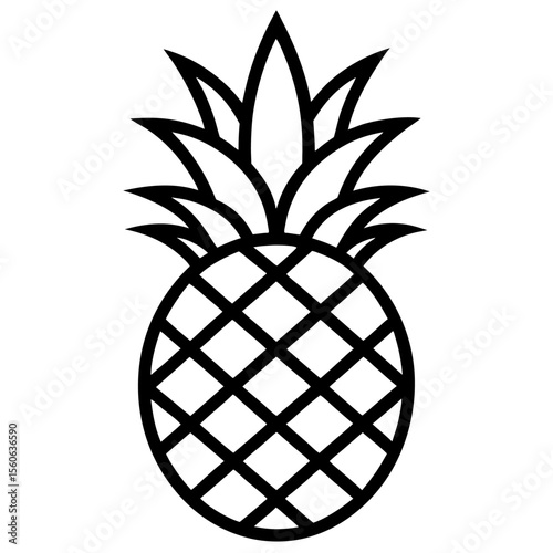illustration of pineapple