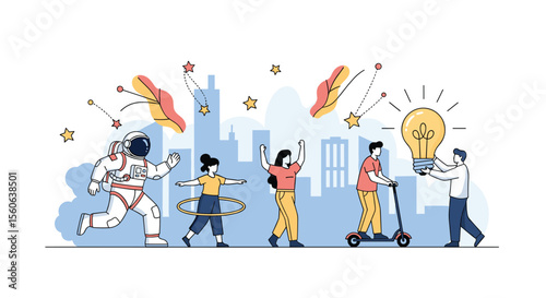 Creative Urban Living With Diverse Activities and Innovative Ideas Inspiring Fun