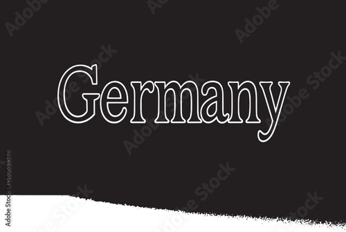 Germany A vibrant nation with rich history stunning landscapes and a powerful economy Black text on a gradient of red