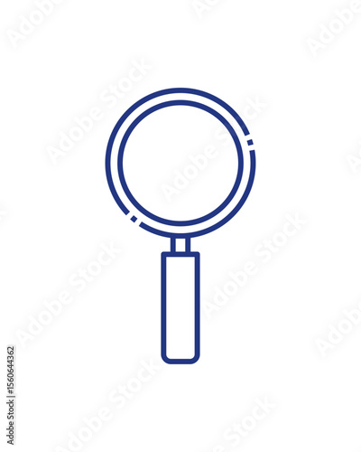 Magnifying Glass Icon Representing Search and Exploration