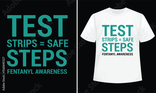 Fentanyl awareness design for t-shirt, bags, mugs, stickers, banner, poster, icon, logo etc. Fully Editable Print Ready Template - Vector.