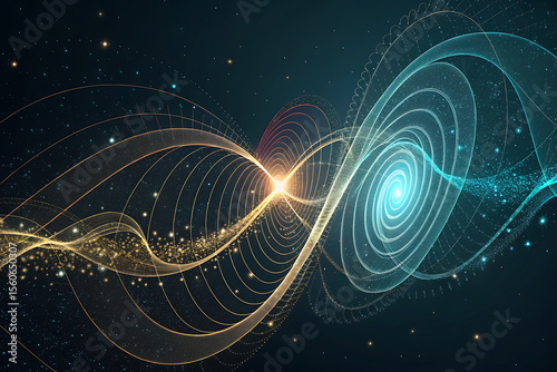 quantum computing wave function abstract energy