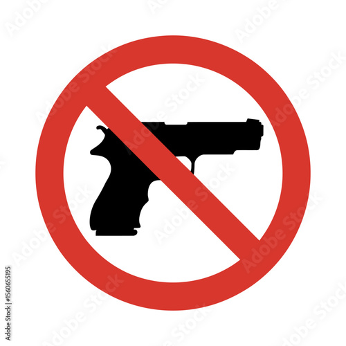 Gun Control No Guns Allowed - A Symbol of Safety and Peace