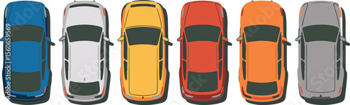Top View Car Collection