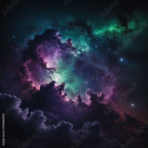 Mystical Nebula and Cosmic Clouds