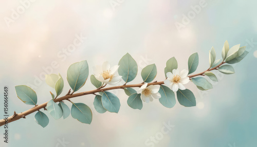 branch with leaves
