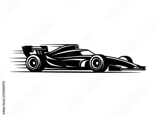 Racing car and formula race icon. Sport car symbol.
