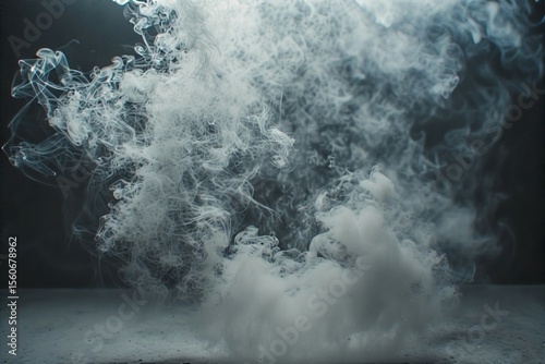 Smoke on white background, White smoke on white background