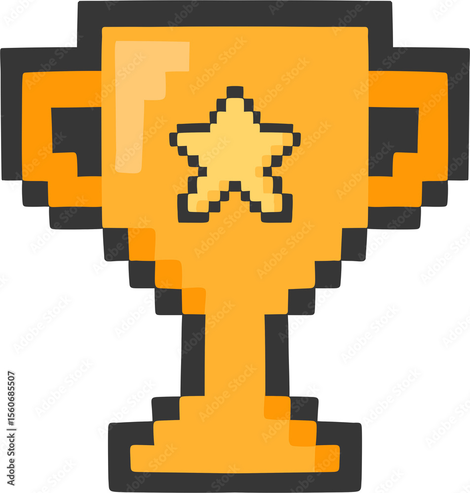 Fototapeta premium illustration pixel icon