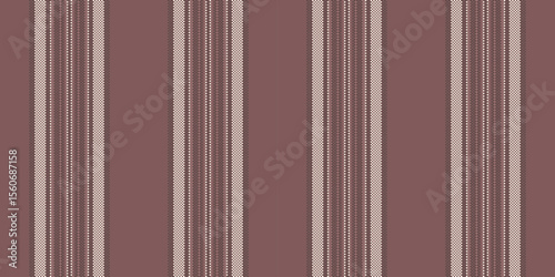 Iconic vector background textile, trend texture vertical lines. Contrast seamless stripe pattern fabric in pastel and sea shell colors.