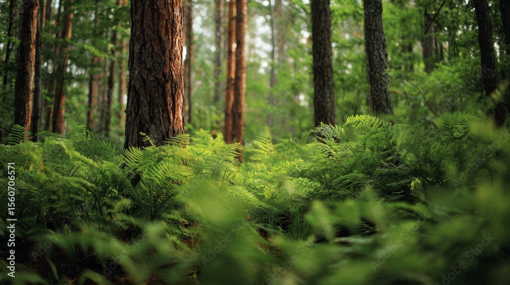 Obraz premium Cozy summer forest