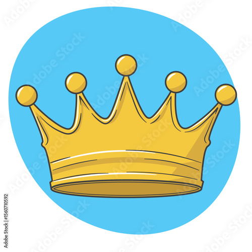 vector illustration of crown