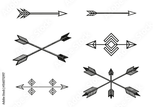 set of arrows