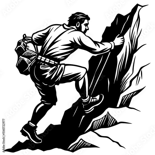 silhouette of a man