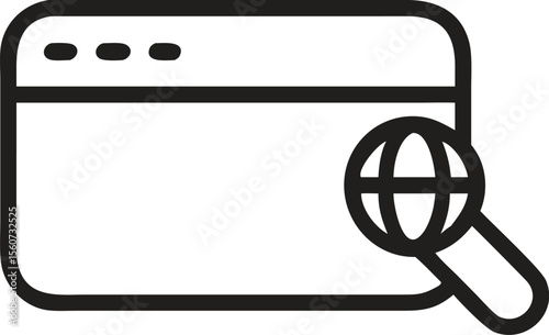 Web Browser Search Icon