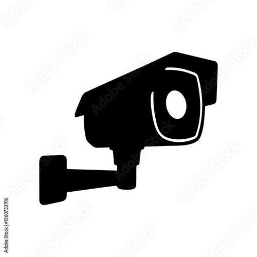 CCTV Camera Icon Vector for home security