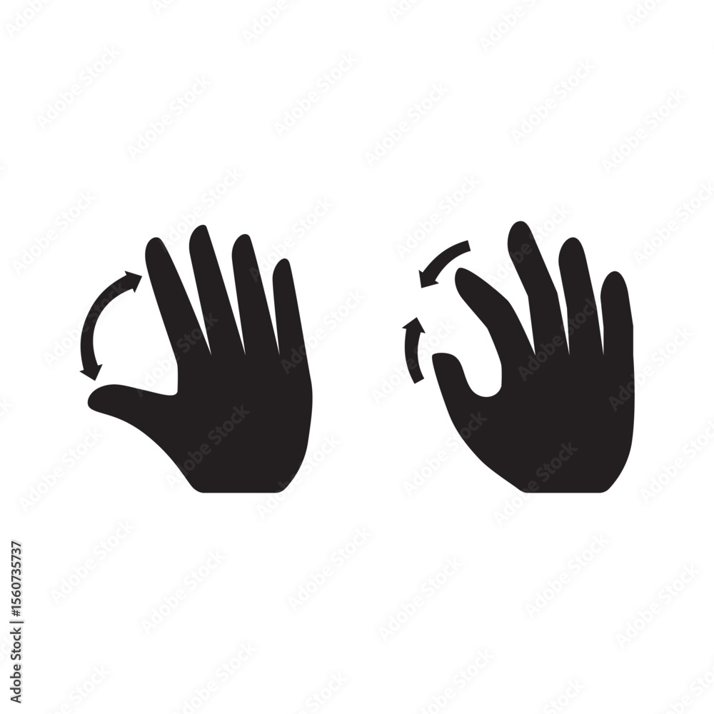 Obraz premium vector hand gestures