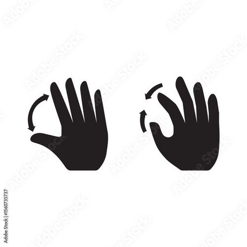 vector hand gestures
