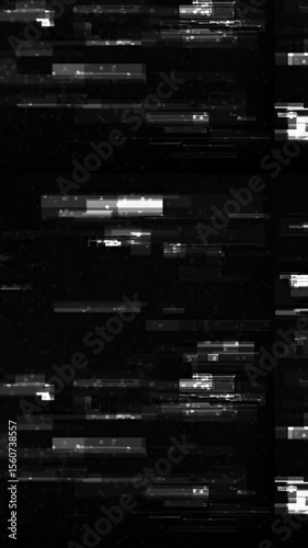 Abstract retro vintage glitch gritty, dust tv noise smooth looping grunge background.