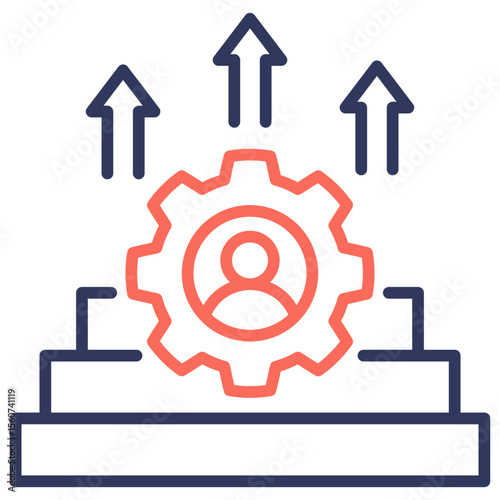 Skill Development Dual Tone Icon