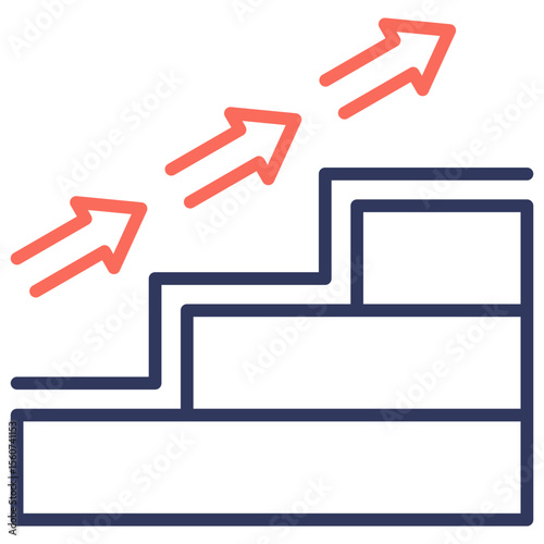 Steps Dual Tone Icon
